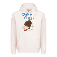 Pale Pink Damm It All Premium Hoodie - artisFamous