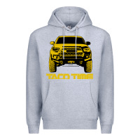Heather Grey taco time Premium Hoodie - artisFamous