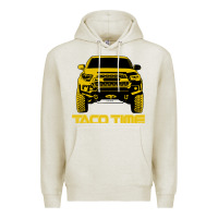 Oatmeal Heather taco time Premium Hoodie - artisFamous