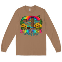 Toasted Coconut camp more worry less with caravan Long Sleeve Tee - Artiststas