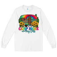 White camp more worry less with caravan Long Sleeve Tee - Artiststas
