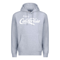 Heather Grey enjoy california Premium Hoodie - artisFamous