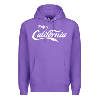 Purple enjoy california Premium Hoodie - artisFamous