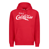 Red enjoy california Premium Hoodie - artisFamous