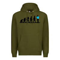 Army Green evolution spock Premium Hoodie - artisFamous