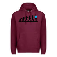 Burgundy evolution spock Premium Hoodie - artisFamous