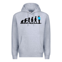 Heather Grey evolution spock Premium Hoodie - artisFamous