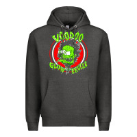 Charcoal Heather voodoo glow skulls Premium Hoodie - artisFamous