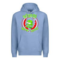 Colony Blue voodoo glow skulls Premium Hoodie - artisFamous