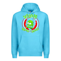 Ocean Blue voodoo glow skulls Premium Hoodie - artisFamous