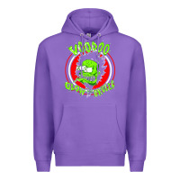 Purple voodoo glow skulls Premium Hoodie - artisFamous