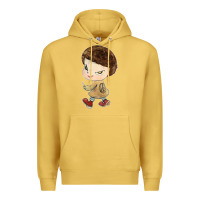 Antique Gold Little Yoshitomo Knives Premium Hoodie - artisFamous