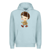 Blue Mist Little Yoshitomo Knives Premium Hoodie - artisFamous