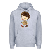 Heather Grey Little Yoshitomo Knives Premium Hoodie - artisFamous