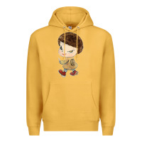 Mustard Little Yoshitomo Knives Premium Hoodie - artisFamous