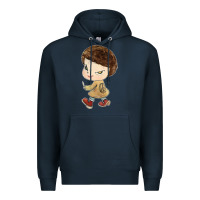 Navy Little Yoshitomo Knives Premium Hoodie - artisFamous