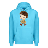 Ocean Blue Little Yoshitomo Knives Premium Hoodie - artisFamous