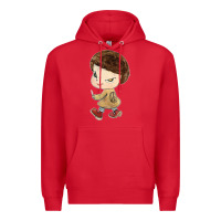 Red Little Yoshitomo Knives Premium Hoodie - artisFamous
