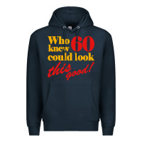 Navy funny 60th birthday this good Premium Hoodie - artisFamous