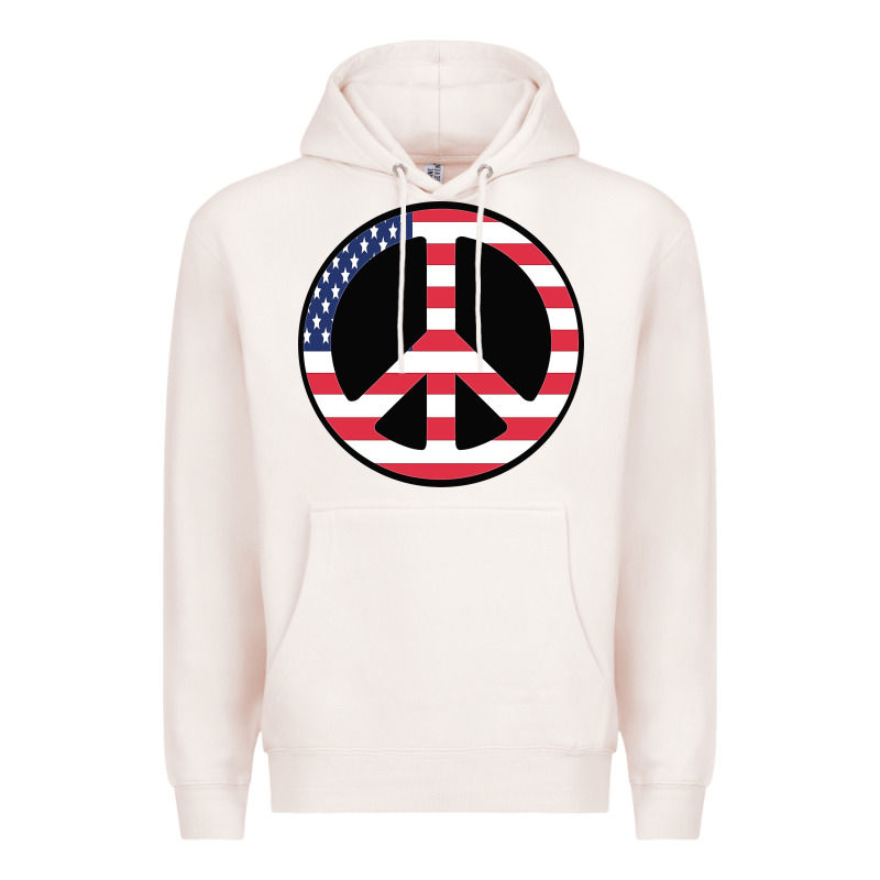 United States Peace Symbol Premium Hoodie by artisFamous | Teevron