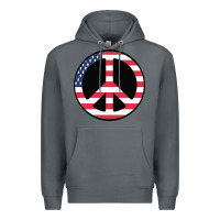 Rock United states peace symbol Premium Hoodie - artisFamous