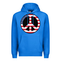 True Royal United states peace symbol Premium Hoodie - artisFamous