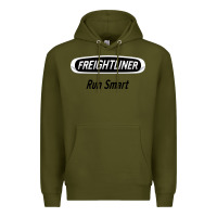Army Green freightliner run smart Premium Hoodie - artisFamous
