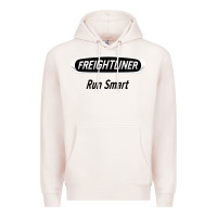 Pale Pink freightliner run smart Premium Hoodie - artisFamous