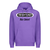 Purple freightliner run smart Premium Hoodie - artisFamous