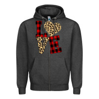 Charcoal Heather Love Zipper Hoodie - Bettercallsaul