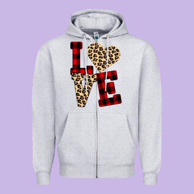 Love Zipper Hoodie Designed By Bettercallsaul