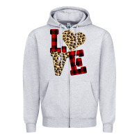 Heather Grey Love Zipper Hoodie - Bettercallsaul