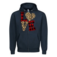 Navy Love Zipper Hoodie - Bettercallsaul