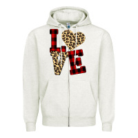 Oatmeal Heather Love Zipper Hoodie - Bettercallsaul
