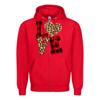 Red Love Zipper Hoodie - Bettercallsaul