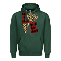 Sports Green Love Zipper Hoodie - Bettercallsaul