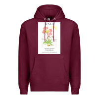 Burgundy DALI teatro museo figueras Premium Hoodie - artisFamous
