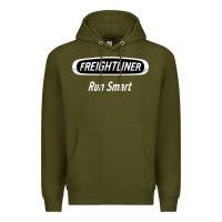 Army Green freightliner run smart Premium Hoodie - artisFamous