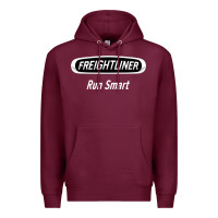 Burgundy freightliner run smart Premium Hoodie - artisFamous