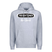 Heather Grey freightliner run smart Premium Hoodie - artisFamous