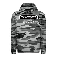 Slate Camo freightliner run smart Premium Hoodie - artisFamous
