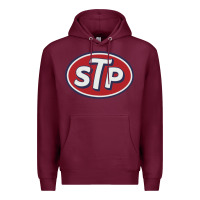Burgundy stp motor oil distressed Premium Hoodie - artisFamous