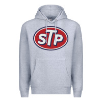 Heather Grey stp motor oil distressed Premium Hoodie - artisFamous