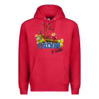 Cardinal calvin hobbes Premium Hoodie - artisFamous