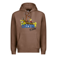 Chestnut calvin hobbes Premium Hoodie - artisFamous