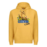 Mustard calvin hobbes Premium Hoodie - artisFamous