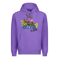 Purple calvin hobbes Premium Hoodie - artisFamous