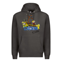 Smoke calvin hobbes Premium Hoodie - artisFamous