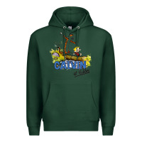 Sports Green calvin hobbes Premium Hoodie - artisFamous