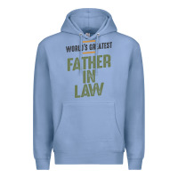 Colony Blue World's Greatest Father-In-Law - Dad and Grandpa Premium Hoodie - artisFamous